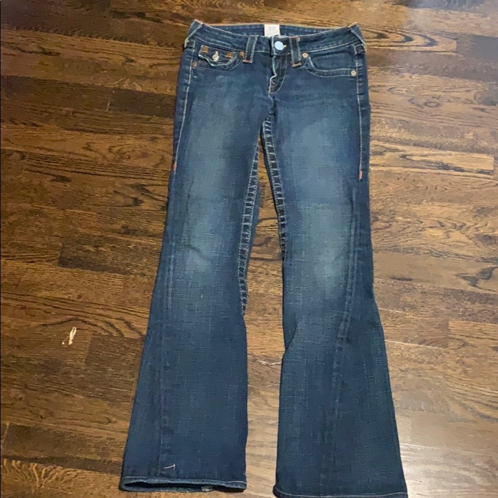 True Religion low rise boot cut jeans